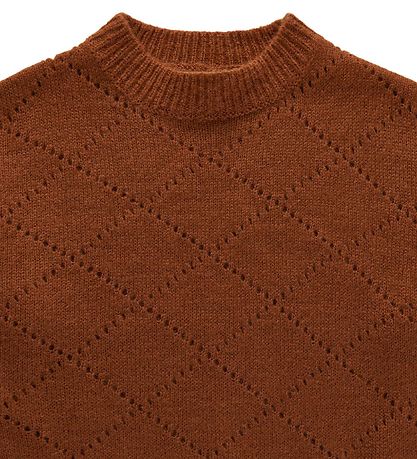 Soft Gallery Bluse - Strik - Essy - Roasted Pecan
