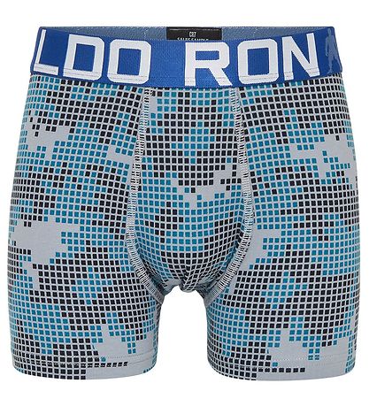 CR7 Boxershorts - 5-pak - Navy/Gråmeleret/Petroleum m. Mønst