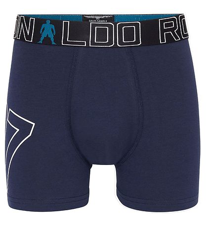 CR7 Boxershorts - 5-pak - Navy/Gråmeleret/Petroleum m. Mønst