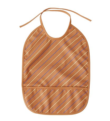 OYOY Hagesmæk m. Lomme - Lang - 2-pak - Striped - Mellow/Caramel