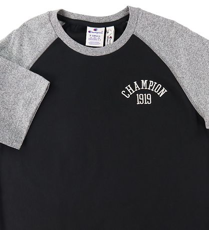 Champion Fashion T-shirt - Sort/Gråmeleret
