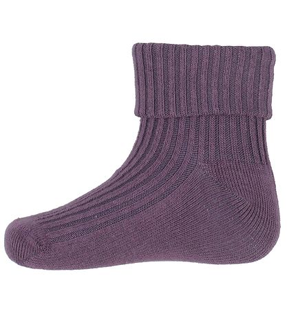 Minymo  Strømper - 3-Pak - Rib - Very Grape