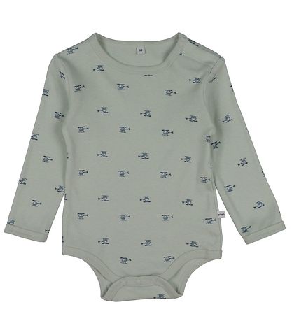 Pippi Baby Bodyer l/æ - 4-pak - Blue Mirage