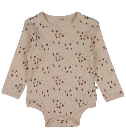 Pippi Baby Bodyer l/æ - 4-pak - Burlwood
