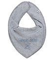 Pippi Teething Bib - Pointy - Grey Melange w. Grandma's Boy