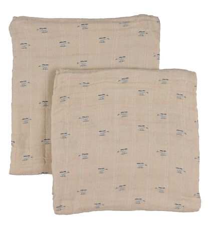 Pippi Stofbleer - Organic - 8-Pak - 65x65 cm - Gray Mist