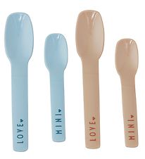 Design Letters Skeer - 4-pak - Mini Favourite - Blå/Beige