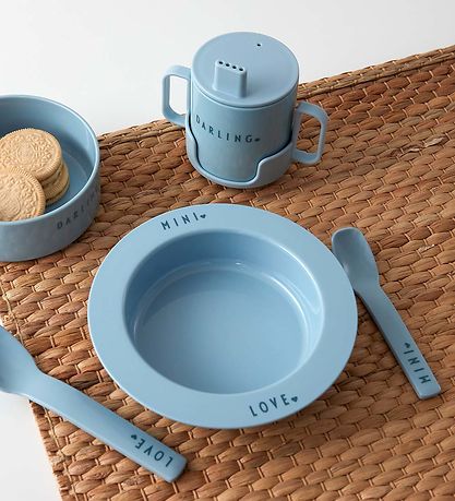 Design Letters Skeer - 4-pak - Mini Favourite - Blå/Beige