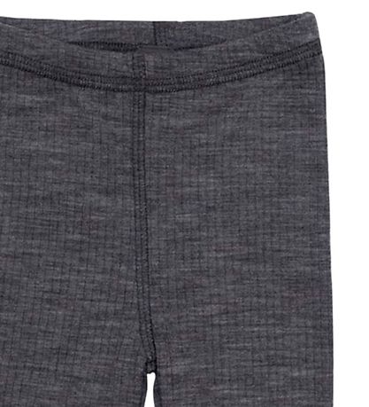 Smallstuff Leggings - Uld - Rib - Dark Grey