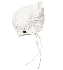 Elodie Details Babyhjelm - Hvid m. Blonder