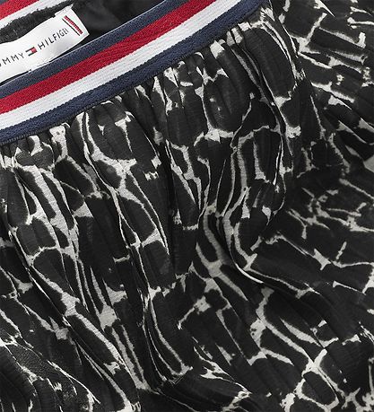 Tommy Hilfiger Nederdel - Sort Dyreprint