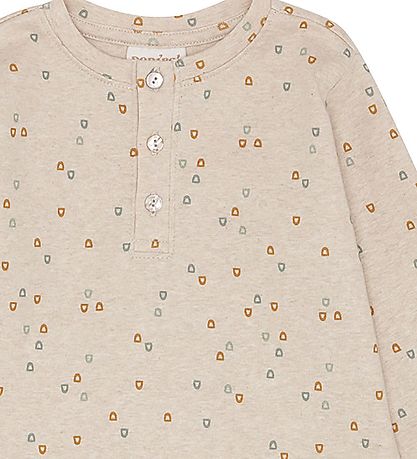 Popirol Bluse - Diddi - Beige Melange