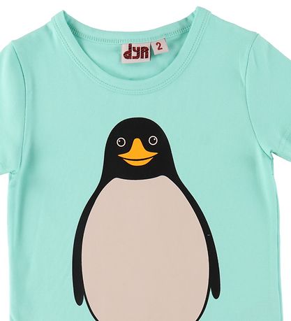 DYR-Cph T-Shirt - Dyrgrowl - Fresh Mint m. Pingvin
