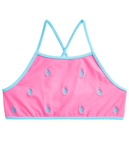 Polo Ralph Lauren Bikini - Pink m. Lyseblå