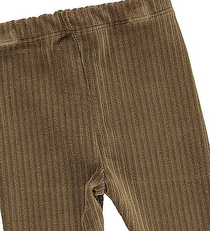 Gro leggings - Malak -  Fløjl - Brun