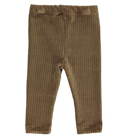 Gro leggings - Malak -  Fløjl - Brun