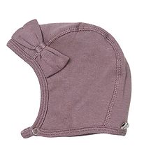 Racing Kids Babyhjelm - Dusty Purple m. Sløjfe
