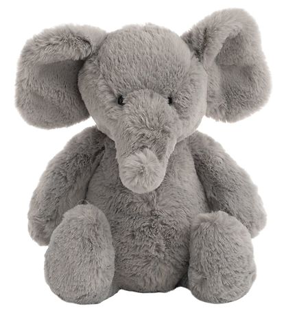NatureZoo Bamse - 45 cm - Elefant - Mørkegrå