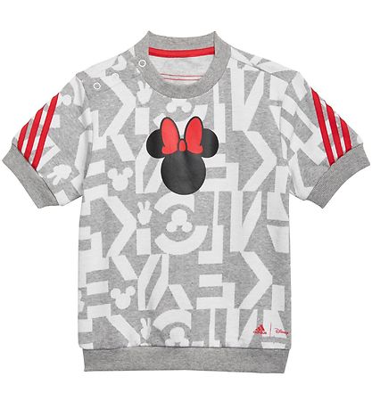 adidas Performance Sommersæt - Disney Minnie Mouse - Grå/Hvid/So
