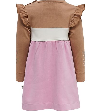 Hummel Kjole - hmlJamila - Rosa/Brun/Hvid