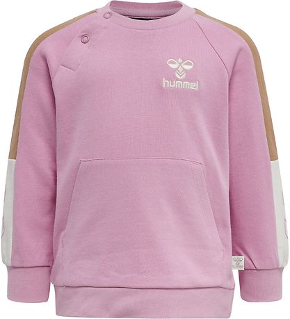 Hummel Sweatshirt - hmlAnju - Rosa/Brun