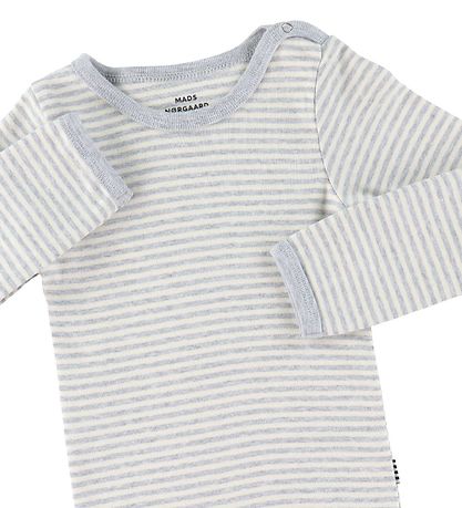 Mads Nørgaard Body l/æ - Off White/Gråmeleret