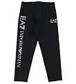 EA7 Leggings - 3/4 - Sort m. Pastel