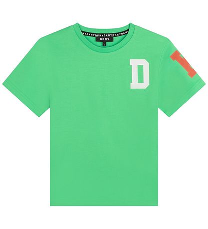 DKNY T-shirt - Supper - Grøn m. Print