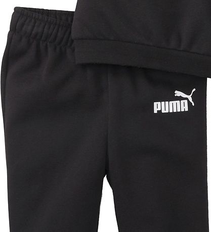 Puma Sweatsæt - Minicats Crew Jogger - Cotton Black