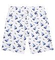 Polo Ralph Lauren Sweatshorts - Classics - Hvid/Blå m. Sejlskibe