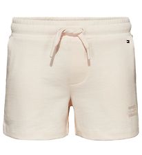 Tommy Hilfiger Sweatshorts - Natural Dye Script - Ancient White