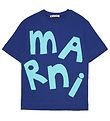 Marni T-shirt - Blå m. Turkis
