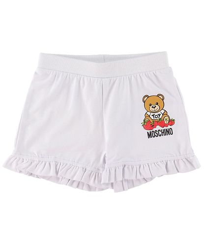 Moschino T-Shirt/Shorts - Rosa/Hvid m. Print