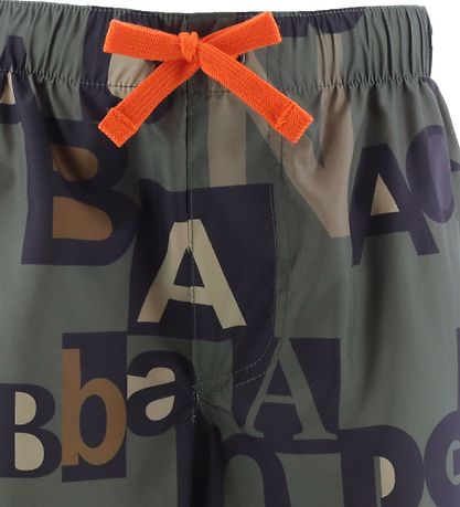Dolce & Gabbana Badeshorts - Reborn To Live - Armygrøn m. Print