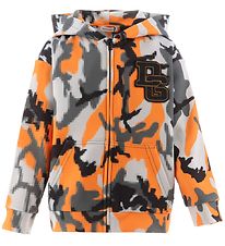 Dolce & Gabbana Cardigan m. Hætte - Reborn To Live - Orange/Grå 