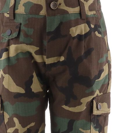 Dolce & Gabbana Bukser - Reborn To Live - Armygrøn Camouflage