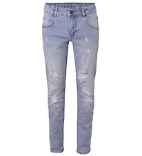 Hound Jeans - Straight w.Holes - Light Denim