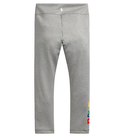 Polo Ralph Lauren Leggings - Color Shop - Gråmeleret m. Print