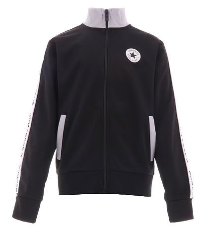 Converse Sæt - Cardigan/Sweatpants - Sort/Wolf Grey
