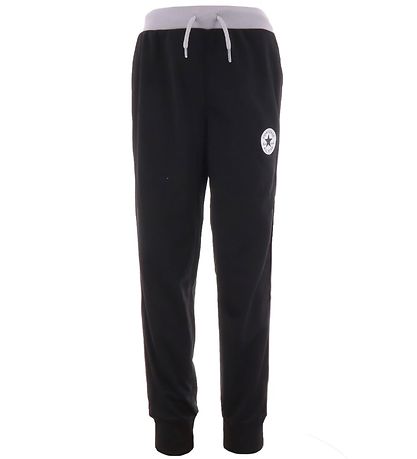 Converse Sæt - Cardigan/Sweatpants - Sort/Wolf Grey