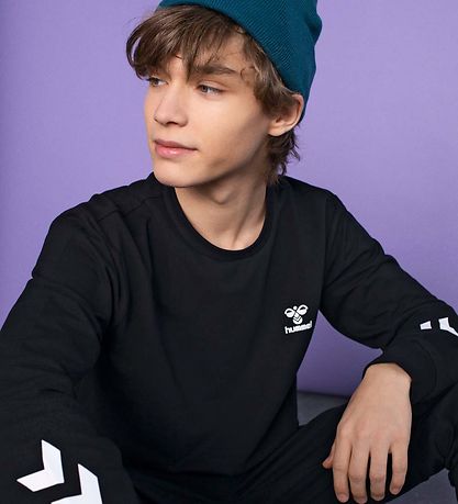 Hummel Sweatsæt - hmlVenti - Sort