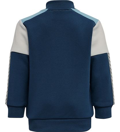 Hummel Cardigan - hmlGrady - Lyseblå/Navy
