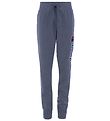 Champion Fashion Sweatpants - Rib Cuff - Blå m. Logo