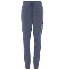 Champion Fashion Sweatpants - Rib Cuff - Blå m. Logo