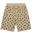 Stella McCartney Kids Sweatshorts - Beige/Sort m. Print