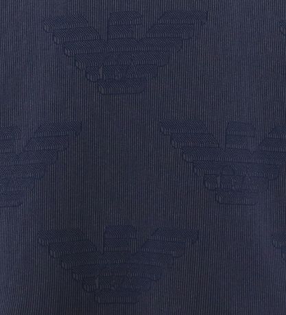 Emporio Armani Hættetrøje - Navystribet m. Logoer