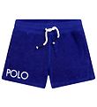 Polo Ralph Lauren Shorts - Frotté - Lighthouse - Blå m. Polo
