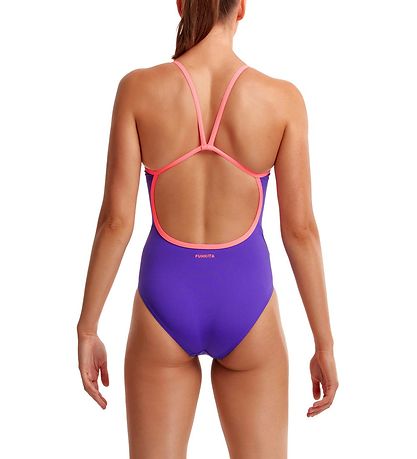 Funkita Badedragt - Single Strap - UV50+ - Purple Punch