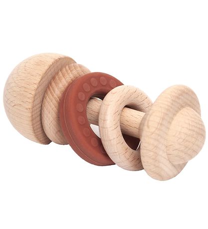 Petit Monkey Rangle - Træ - Baked Clay