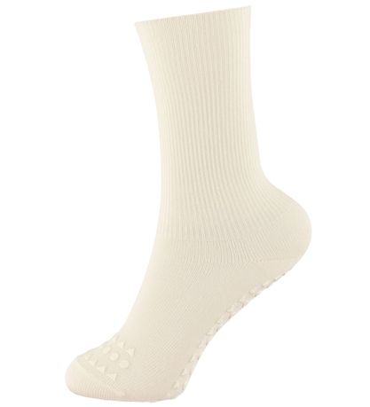 GoBabyGo Skridsikre Strømper - 4Pak - Rose/Grey/Offwhite/Sand